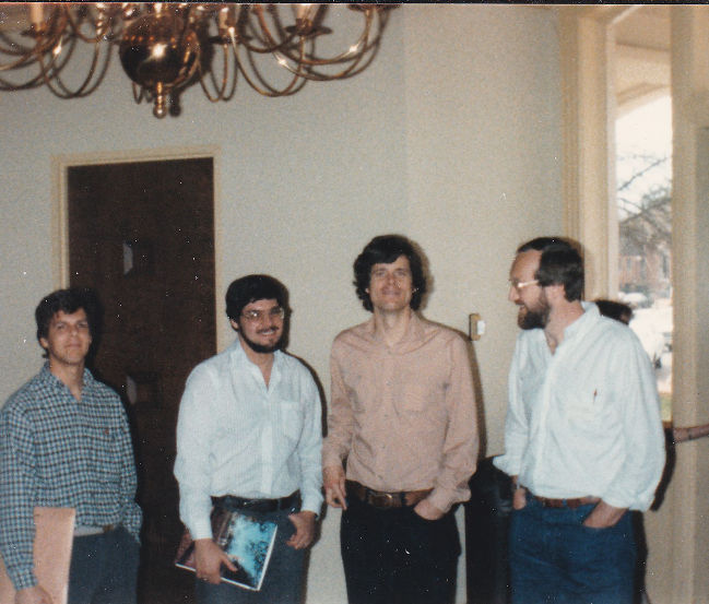 Tim Feeman, ?, David Pitts, and Vern Paulsen: SEAM 1986